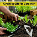 Premium All-Steel Hardened Hollow Hoe - Handheld Weeding Rake Durable and Rust-Resistant, Ideal for Vegetable Gardens.