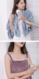 Womens Bath Towels Girls Wearable 140*85Cm Fast Drying Bathing Beach Spa Bathrobes Wash Clothing, Shower Bath And Gym Towel.