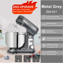 BioloMix Industrial Kitchen Mixer, Quiet, 6 Speeds, 1200 W, 6 L, Super Powerful.