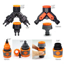 10M-30M Outdoor Misting Cooling System Garden Irrigation Watering 1/4'' Brass Atomizer Nozzles 4/7mm Hose for Patio Greenhouse.