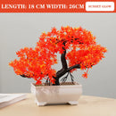 Artificial Plants Bonsai Small Tree Simulation Pot Plants Fake Flowers Table Potted Ornaments for Hotel Garden Home Decor planta.
