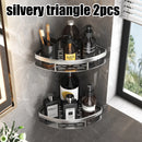 Rectangular Corner Shelf for Wall Mounting, Bathroom Shelf, Towel Rack, Shower Shampoo Holder, No-Drill Shelf.