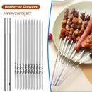 MasterGrill Flat Stainless Steel Skewers.