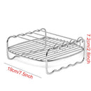 🔥Air Fryer Baking Rack Metal Square/Round/Rectangle Oven Grill Racks.