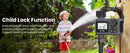 Insoma Automatic Water Timer Intelligent Irrigation Watering System Sprinkler Timer Garden Programmer Equipment IPX7 LCD Display.
