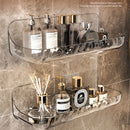 Acryli Bathroom Shelf No Drill Organizer Shower Storage Rack Washstand Cosmetics Storage Rack Wall Mounted Toilet Shampoo Holder.