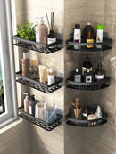 Rectangular Corner Shelf for Wall Mounting, Bathroom Shelf, Towel Rack, Shower Shampoo Holder, No-Drill Shelf.