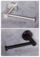 Adhesive Toilet Paper Roll Holder Organizer Wall Mount Storage Stand Bathroom No-Drill Tissue Towel Dispenser Stainless.
