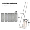FlexiClean™ – 360° Triangle Microfiber Mop.