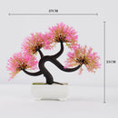 Artificial Plants Bonsai Small Tree Simulation Pot Plants Fake Flowers Table Potted Ornaments for Hotel Garden Home Decor planta.