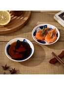 Japanese Style Ceramic Dessert Sauce Dish Tableware Creative Cute Cartoon Lucky Cat Pattern Water Drop Shape Fruit Sushi Plates.