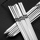 MasterGrill Flat Stainless Steel Skewers.