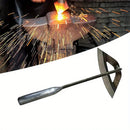 Premium All-Steel Hardened Hollow Hoe - Handheld Weeding Rake Durable and Rust-Resistant, Ideal for Vegetable Gardens.