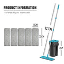 FlexiClean™ – 360° Triangle Microfiber Mop.