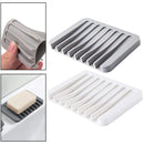 High-Quality Innovative Self-Draining Silicone Soap Holder, Protective and Non-Slip.