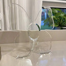 Flower Vase in Frame - Transparent Acrylic Modern Art for Home Decoration, Decorative Vases for Tables and Shelves.