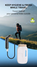 Portable Electric Bidet Rechargeable Shataf Hand Bidet Butt Sprayer for Personal Hygiene Cleaning Travel Camping Bidet.