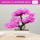 Artificial Plants Bonsai Small Tree Simulation Pot Plants Fake Flowers Table Potted Ornaments for Hotel Garden Home Decor planta.