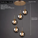 NordicGlow Glass Pendant Light.