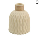 Rope Plastic Vase Flower Arrangement DIY Flowerpot Living Room Porcelain Imitation Flower Ware Home Decoration Ornaments.