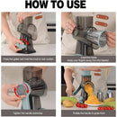 SliceMaster 360™ – 3-in-1 Rotary Cheese &amp; Vegetable Grater