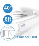 Smart Motion Sensor Toilet Night Light – 8 Color LED.