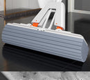 Self-Draining Squeeze Sponge Mop – Easy Floor Cleaning.