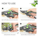 AIRAJ Plant Trim Garden Pruning Shears Horticulture Pruner Cut Shrub Garden Scissor Tool Branch Shear Orchard Folding Saw Set.