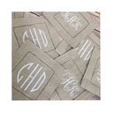 12 Pieces Cocktail Napkin White Hemstitch Napkin For Party Wedding Table Cloth Linen Napkins Fabric Cotton Dinner Napkin.
