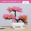 Artificial Plants Bonsai Small Tree Simulation Pot Plants Fake Flowers Table Potted Ornaments for Hotel Garden Home Decor planta.