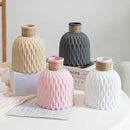 Rope Plastic Vase Flower Arrangement DIY Flowerpot Living Room Porcelain Imitation Flower Ware Home Decoration Ornaments.