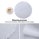 Round Braided Placemats Set of 6 Washable PP/PET Heat Resistant 34cm Table Place Mat for Kitchen Xmas Dining Table Party Decor.