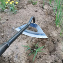 Premium All-Steel Hardened Hollow Hoe - Handheld Weeding Rake Durable and Rust-Resistant, Ideal for Vegetable Gardens.