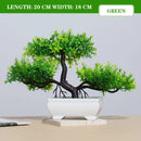Artificial Plants Bonsai Small Tree Simulation Pot Plants Fake Flowers Table Potted Ornaments for Hotel Garden Home Decor planta.