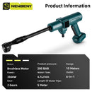 NEWBENY 200Bar Brushless High Pressure Car Washer Gun 6 IN 1 Electric Garden Washing Water Wash Spray Gun For Makita Battery Pin.