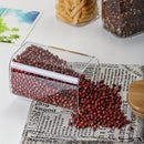 Airtight Glass Storage Jar with Bamboo Lid.