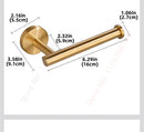 Adhesive Toilet Paper Roll Holder Organizer Wall Mount Storage Stand Bathroom No-Drill Tissue Towel Dispenser Stainless.