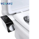 Bidet Toilet Seat Attachment Non-Electric Self-Cleaning Dual Nozzles Wash Hot Cold Mixer Water Lady Bathroom Accessories Sprayer.