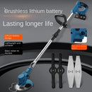 Cordless Lawn Mower Handheld Electric Grass Trimmer Adjustable Garden Tools For Makita No Battery.