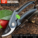 AIRAJ Plant Trim Garden Pruning Shears Horticulture Pruner Cut Shrub Garden Scissor Tool Branch Shear Orchard Folding Saw Set.