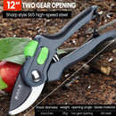 AIRAJ Plant Trim Garden Pruning Shears Horticulture Pruner Cut Shrub Garden Scissor Tool Branch Shear Orchard Folding Saw Set.