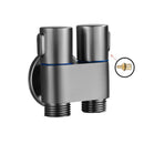 Bidet toilet sprayer set spray water bathroom handheld bidet sprayer toilet shower double outlet angle valve toilet accessories.