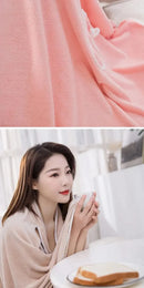 Womens Bath Towels Girls Wearable 140*85Cm Fast Drying Bathing Beach Spa Bathrobes Wash Clothing, Shower Bath And Gym Towel.