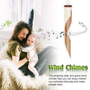 1piece 12 Tubes Aluminum Alloy Wind Chimes with Hook Gold/silver Bells for Outside Home Wedding Party Memorial Decoration Gifts.