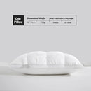 Comfortable Pillows for Sleeping in a 5-Star Hotel, Soft 3D Double-Sided Washable Solid Color.