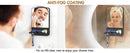 TAILI Shower Mirror Fogless for Shaving with Razor Holder, Fog Free Mirror Shower Suction Rust-Proof Removable Bathroom Mirror.