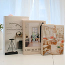 LuxeLayer Decorative Books – Kit com 3 Peças.