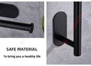 Adhesive Toilet Paper Roll Holder Organizer Wall Mount Storage Stand Bathroom No-Drill Tissue Towel Dispenser Stainless.