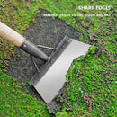 30cm Metal Weed Cleaning Shovel Stainless Steel Cleaning Shovel for Moss Multifunctional Outdoor Garden Shovel Farm Weeding Tool.