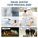 Portable Electric Bidet Rechargeable Shataf Hand Bidet Butt Sprayer for Personal Hygiene Cleaning Travel Camping Bidet.
